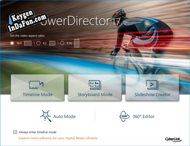 Free key for CyberLink PowerDirector