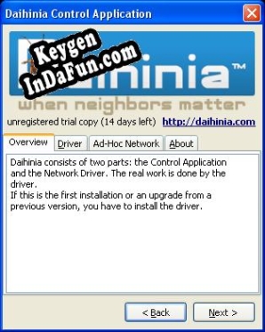 Daihinia(tm) key generator