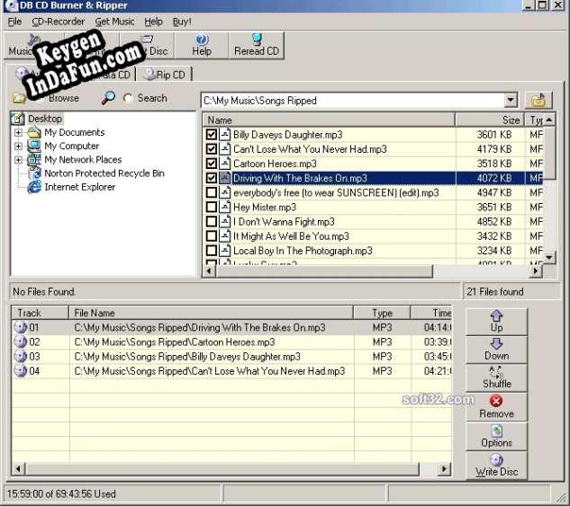 DB CD Burner & Ripper key generator