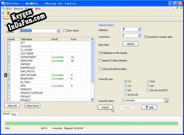 DB2ToTxt key free