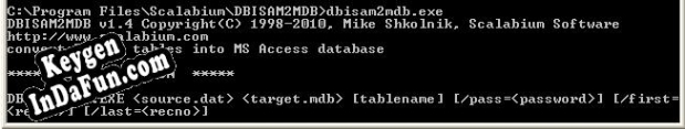 Key for DBISAM to MS Access converter