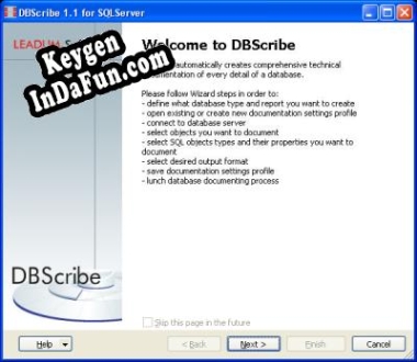 DBScribe for SQL Server key free