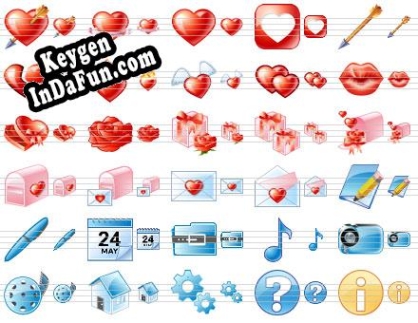 Delicious Love Icons Key generator