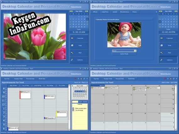 Key generator for Desktop Calendar and Personal Planner