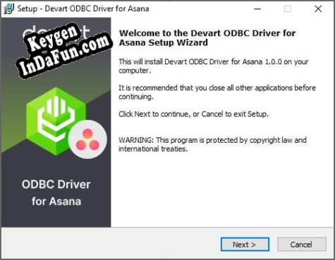 Devart ODBC Driver for Asana key free
