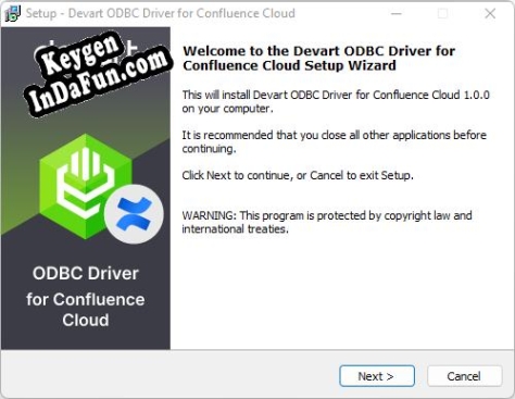 Key generator for Devart ODBC Driver for Confluence Cloud