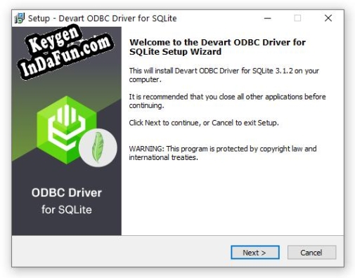 Key for Devart ODBC Driver for SQLite