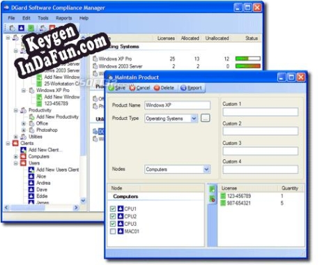 DGard Software Compliance Manager key generator