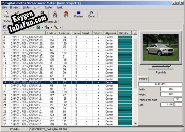 Key for Digital Photos Screensaver Maker