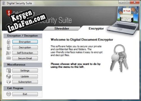 Digital Security Suite Key generator