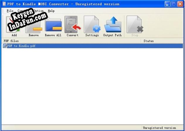 Free key for DigitReader PDF to Kindle MOBI Converter
