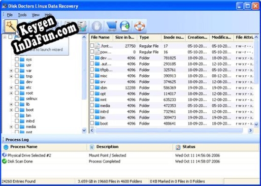Activation key for Disk Doctors Linux Data Recovery