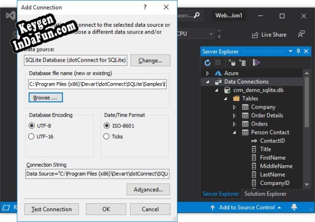 dotConnect for SQLite serial number generator