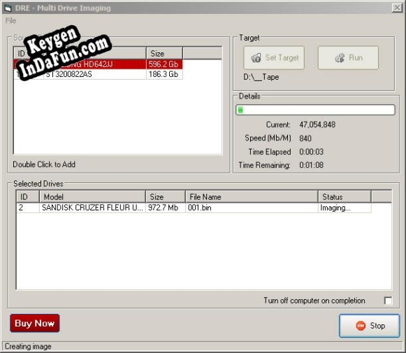 DRE Hard Disk Imager activation key