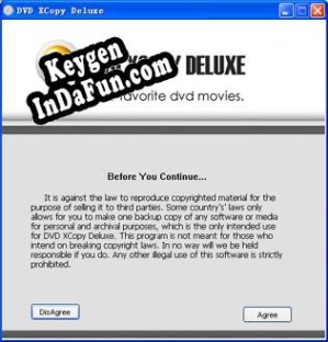 DVD XCopy Deluxe build 06 serial number generator