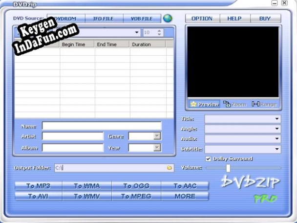 DVDZip Pro key free