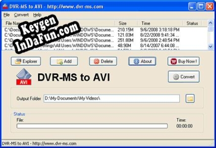 Key generator (keygen) DVR-MS to AVI