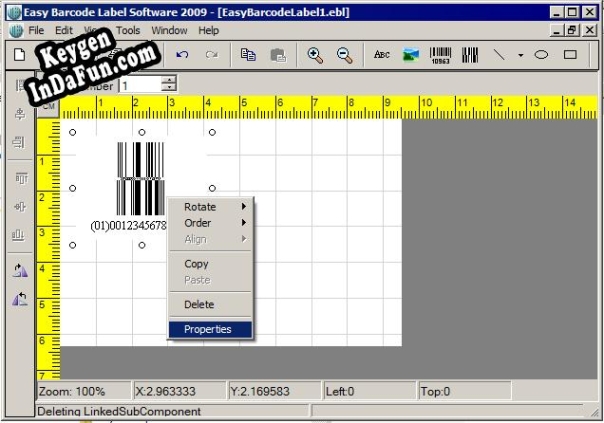 Key generator for Easy Barcode Label Printing Software