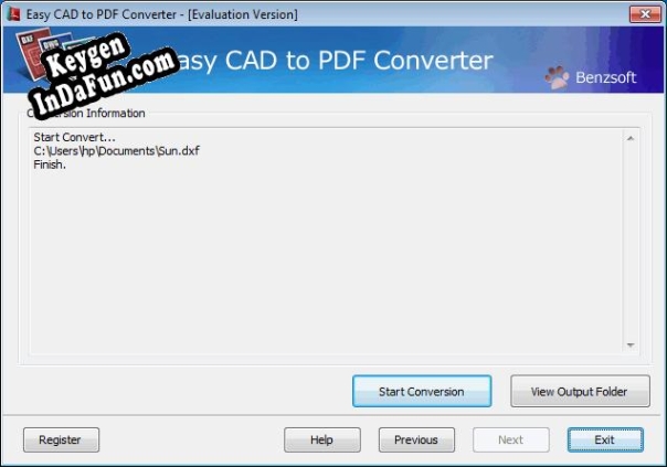 Easy CAD to PDF Converter serial number generator