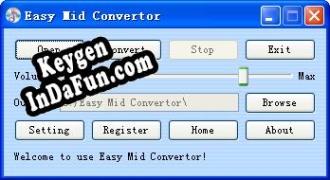 Key generator (keygen) Easy Mid Convertor