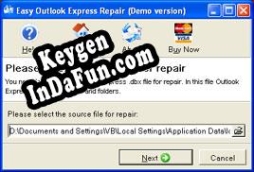 Key generator for Easy Outlook Express Repair