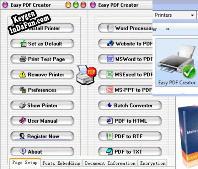 Key generator for Easy PDF Creator