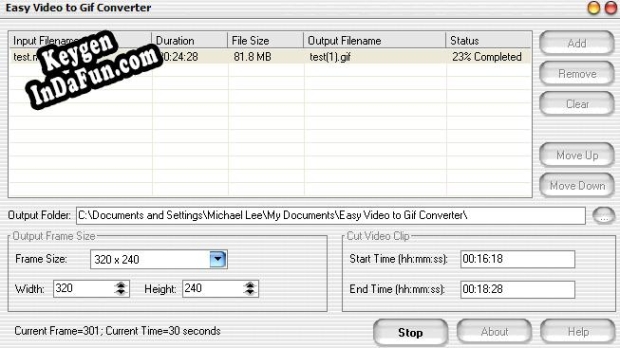 Key generator for Easy Video to Gif Converter