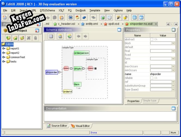 Registration key for the program EditiX XML Editor (for Linux/Unix)