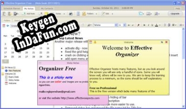 Free key for Effective Notes Professional