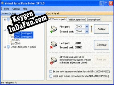 Eltima Virtual Serial Ports Driver XP activation key