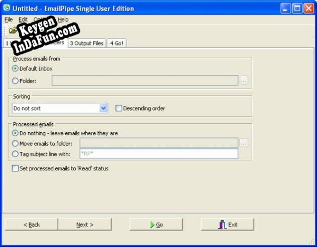 EmailPipe Key generator