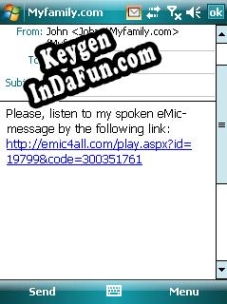 Activation key for eMic Communicator Mobile