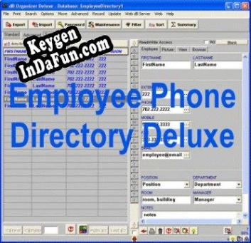Employee Phone Directory Deluxe serial number generator