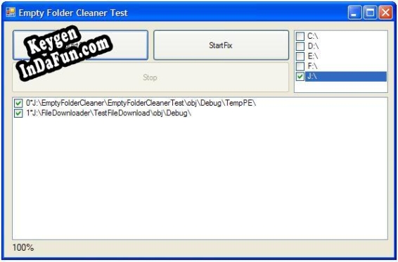 Key for Empty Folder Cleaner ActiveX