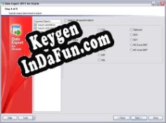 Key generator (keygen) EMS Data Export for Oracle