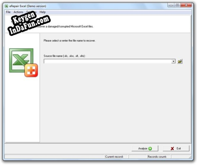 eRepair Excel activation key