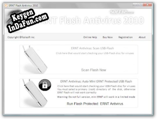 Free key for ERNT Flash Antivirus