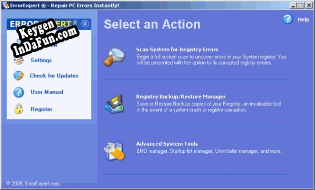 ErrorExpert key generator