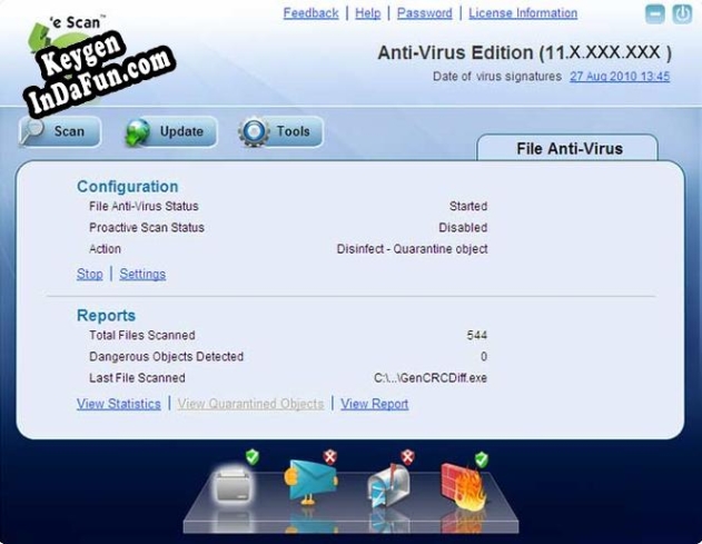 Activation key for eScan Virus Control Edition