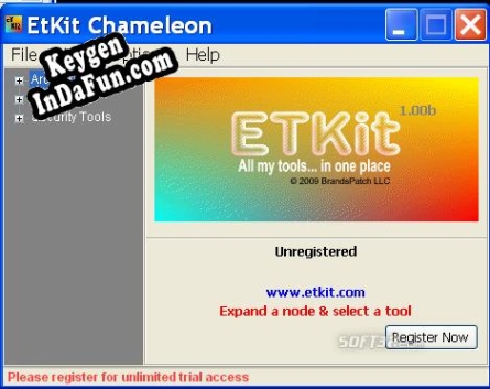 Key generator for ETKit Chameleon