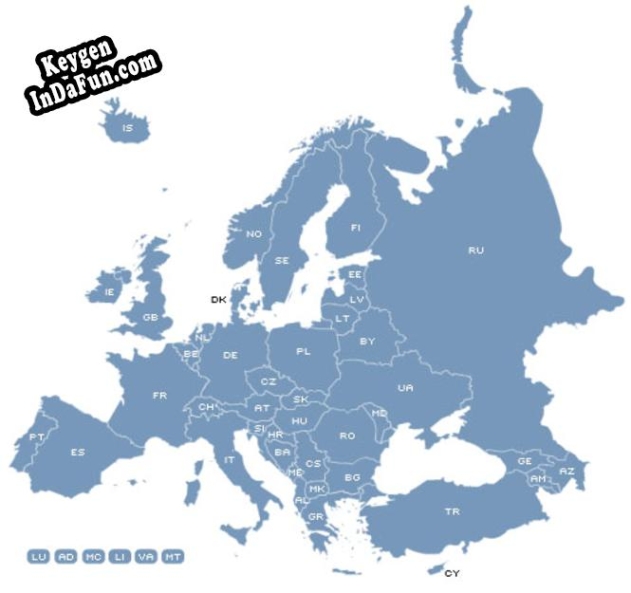Europe Map Locator activation key