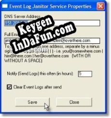 Key generator (keygen) Event Log Janitor