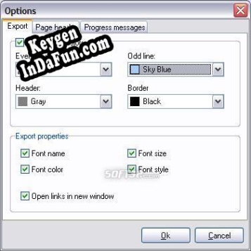 Registration key for the program Excel2HTML Interactive