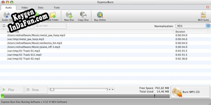 Express Burn Plus for Mac key generator