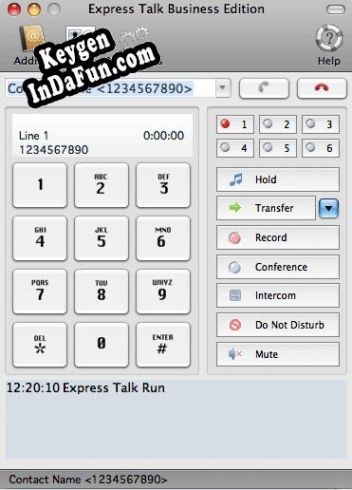 Registration key for the program Express Talk VoIP Softphone for Mac