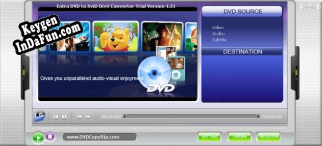 Key generator for Extra DVD to XviD DivX Converter