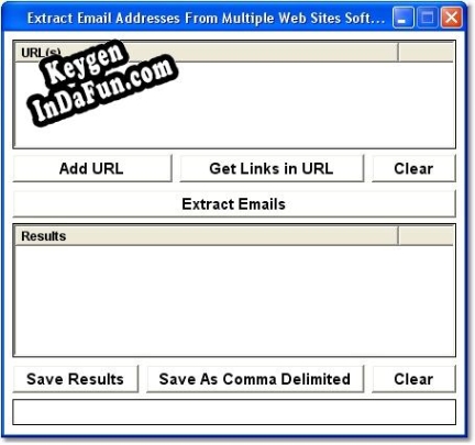 Extract Email Addresses From Multiple Web Sites Software Key generator