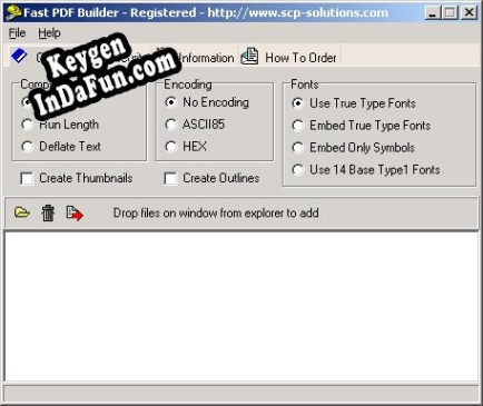 Key generator (keygen) Fast PDF Builder