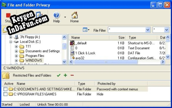 File and Folder Privacy activation key