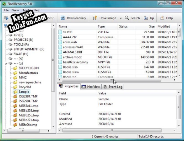 FinalRecovery File Undelete Utility serial number generator